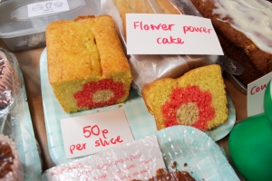 Great Bath Bake Sale 2015 - Flower Power Cake